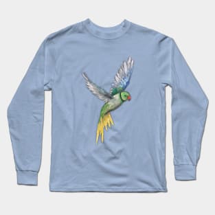 Alexandrine parakeet Long Sleeve T-Shirt